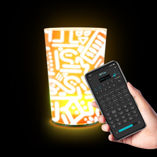 led cup activated by liquid 600