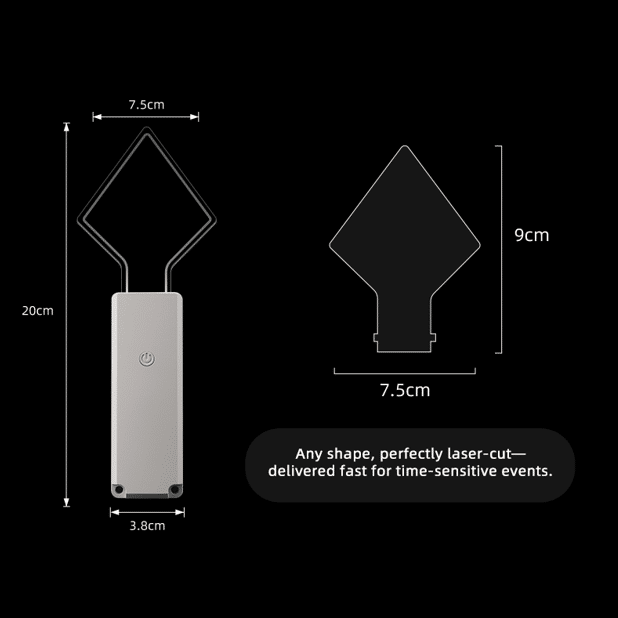 Acrylic light stick