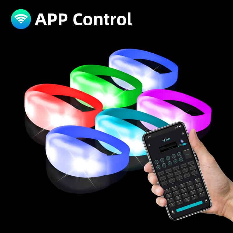 LED wristband controller app